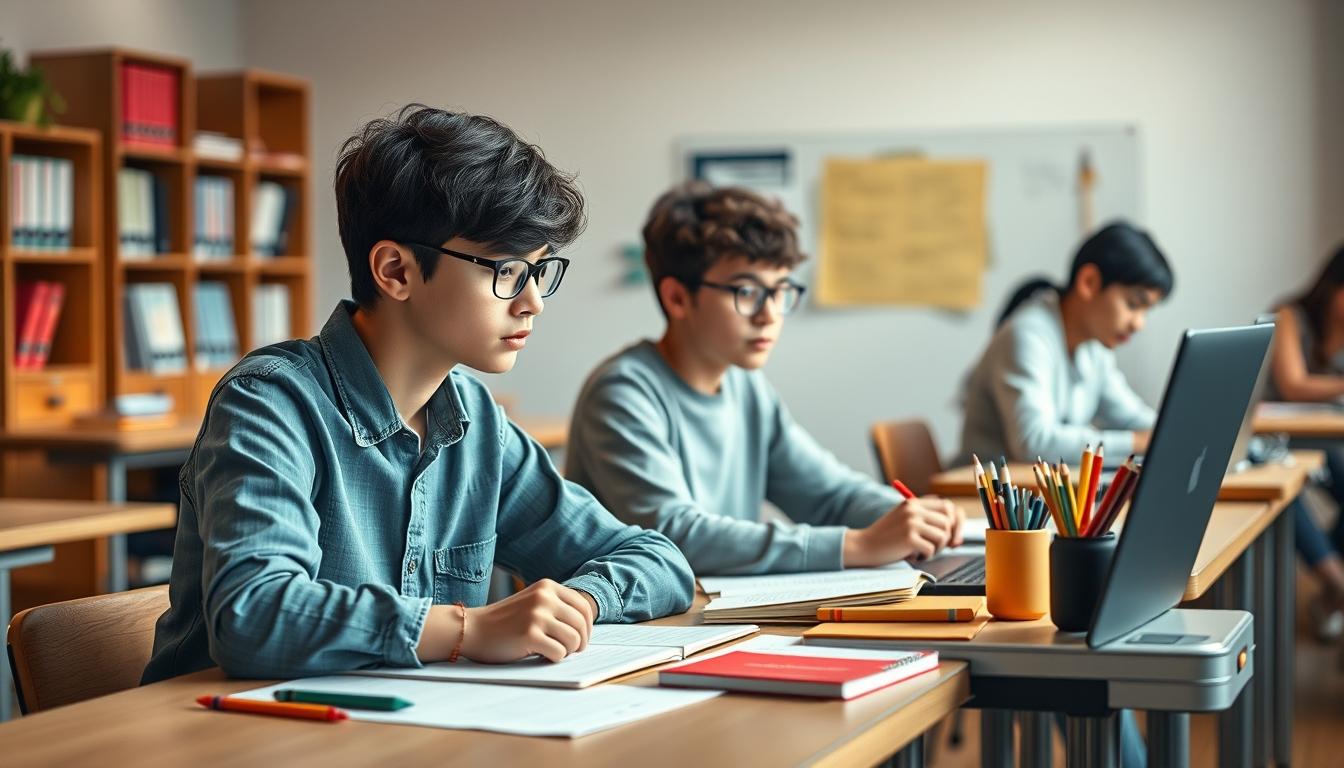 Organized exam preparation notes and academic planner